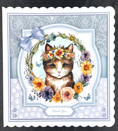 FLOWER CATS set 2 by Linda Short