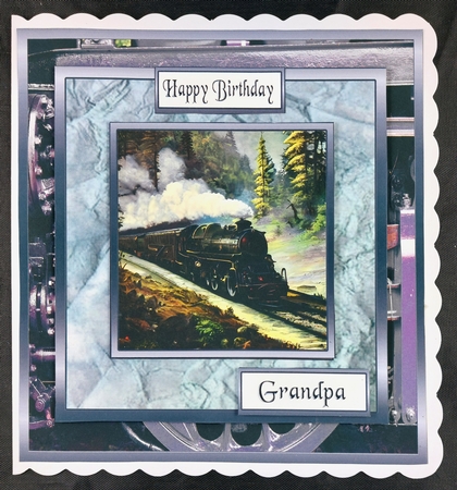 SC Black steam train by Linda Short