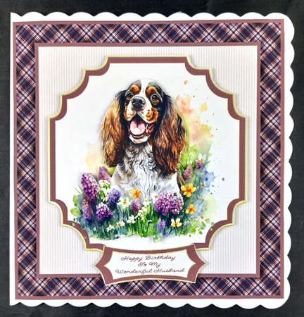 Springtime Springer Spaniel - 7x7 Mini Kit by Linda Short