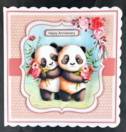 Panda Couple mini kit by Linda Short
