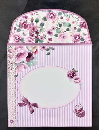 Ornate Double Pocket Card by Linda Short