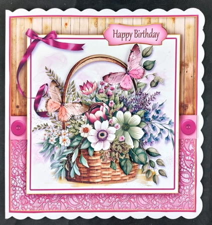 Flower Baskets & Butterflies Kit-1 by Linda Short