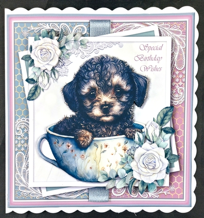 Pup in a Cup five  by Linda Short