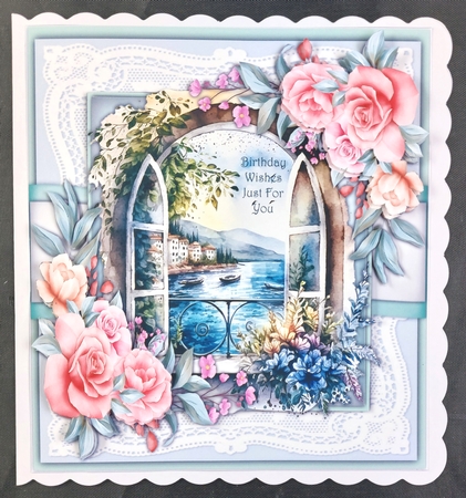 8x8 Mini Kit, Beautiful Ocean Window 4 by Linda Short