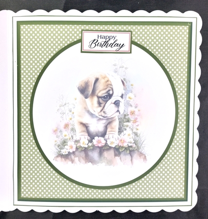 8x8 Little Bulldogs Mini Kit - x5 A4 sheets  by Linda Short