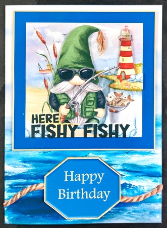 Fisherman cut and fold card 6 by Linda Short