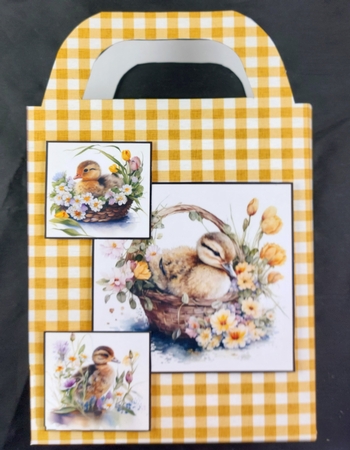 Duckling With Flowers Toppers by Linda Short
