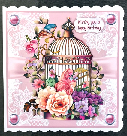 Feathers flowers and lace by Linda Short