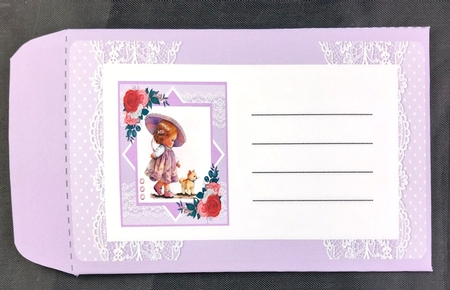 Lets Go Walkies #2 (7x7 inch square card kit) by Linda Short