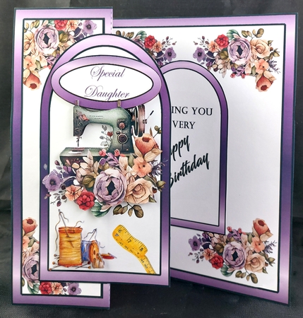 FB Floral sewing machine by Linda Short