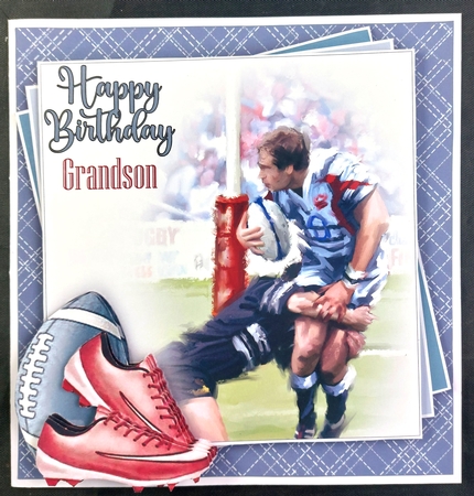 Rugby Lover  Mini Kit #3     by Linda Short