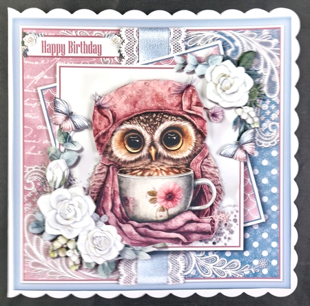 Just and Owl and her  Tea KIT: TWO by Linda Short