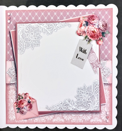Peony Envelope Card Kit by Linda Short