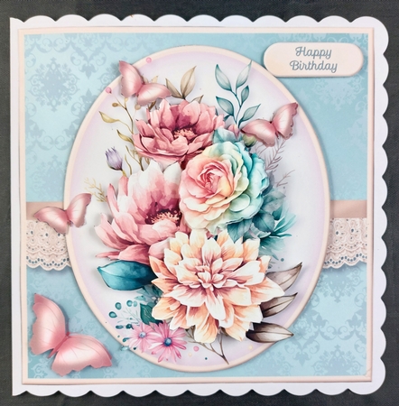 Vintage Bouquet - Decoupage Card Mini Kit by Linda Short