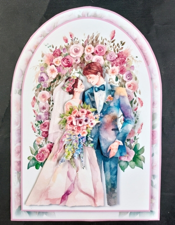 Cut and Fold Flower Arch Wedding No.2 by Linda Short