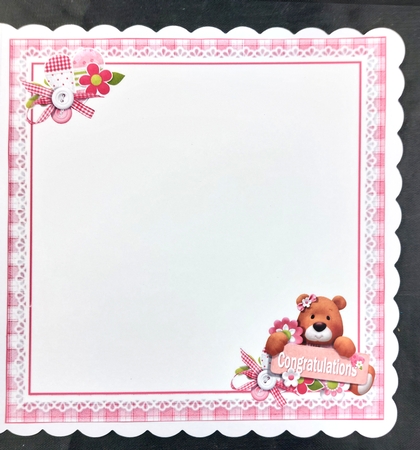 7x7 Its a girl mini kit by Linda Short