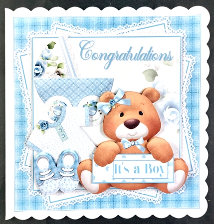 7x7 Its a boy mini kit by Linda Short