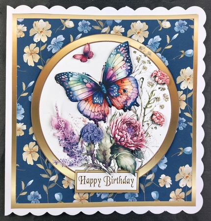 SC Blue butterfly by Linda Short