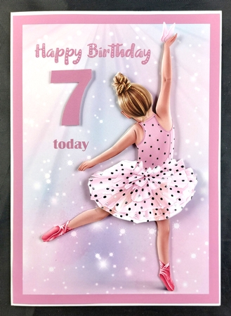 Little Ballerina Age Card Mini Kit by Linda Short