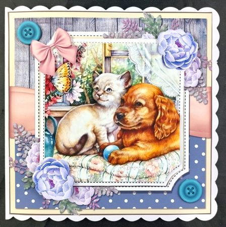 Spring Garden Cats and Dogs Collection Kit by Linda Short