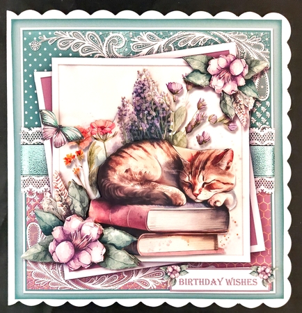Just another Beautiful floral card KIT-four  by Linda Short