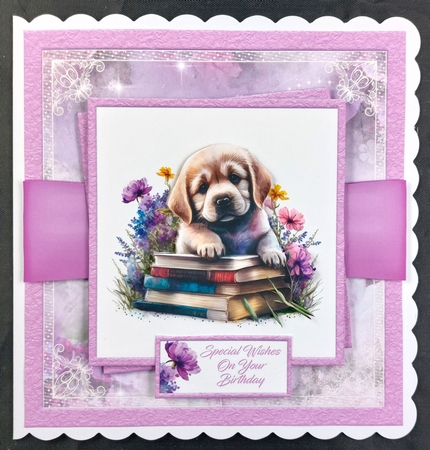 Books dog & Flowers 02 by Linda Short