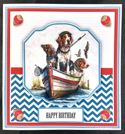 DOGS FISHING Mini Kit by Linda Short