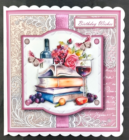 Wine and Books Complete Topper Kit  by Linda Short