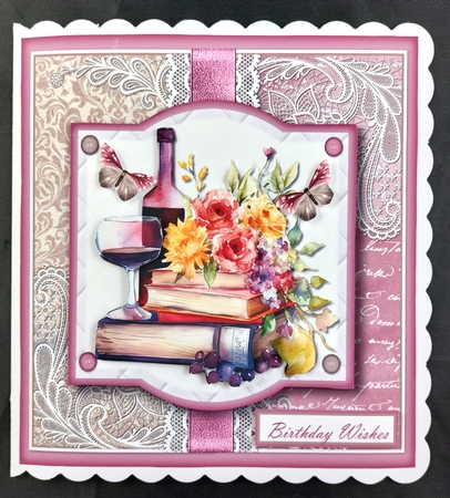Wine and Books Complete Topper Kit  by Linda Short