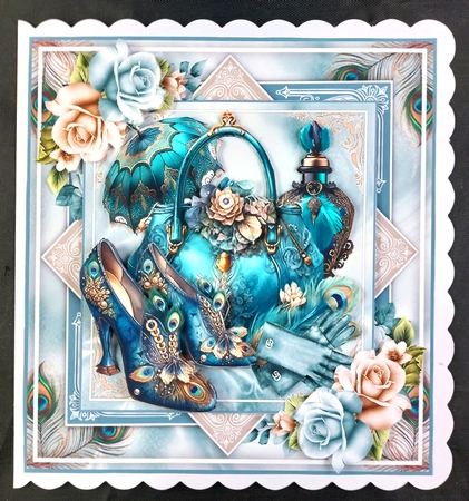 Ladies Peacock Accessories Mini Page Kit by Linda Short