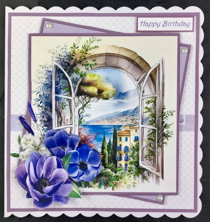 Window with a view 7x7 by Linda Short