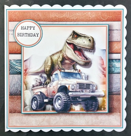 Dino Birthday Complete topper kit  by Linda Short