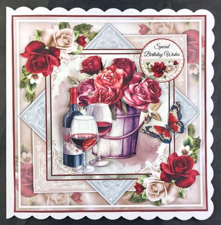 Wine And Roses Mini Page Kit by Linda Short