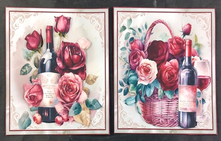 Wine And Roses Mini Page Kit by Linda Short