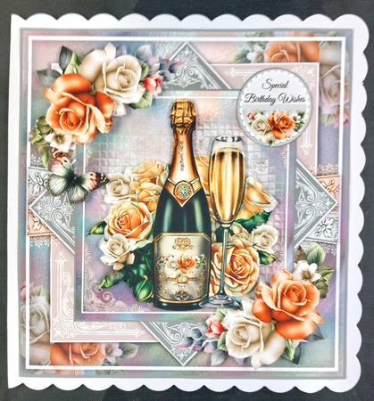 Champagne And Roses Mini Page Kit by Linda Short