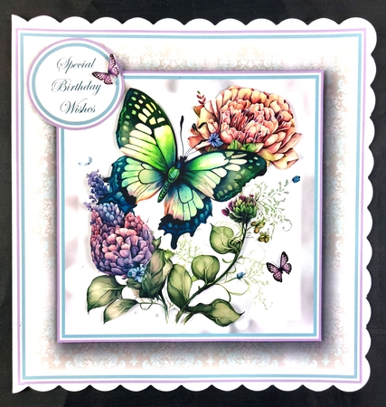 The Green butterflie Complete topper Kit  by Linda Short