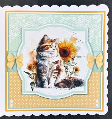 SUNFLOWER CATS by Linda Short