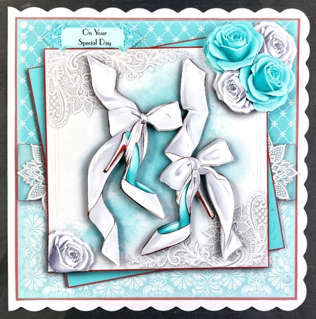 White Ribbon Shoes  by Linda Short