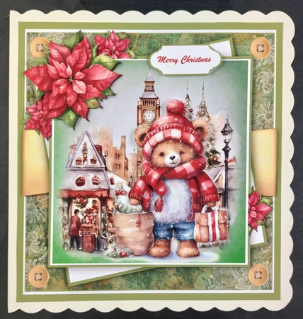 Christmas Shopping Bear by Linda Short