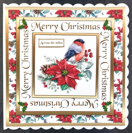 SC Poinsettia & bullfinch by Linda Short