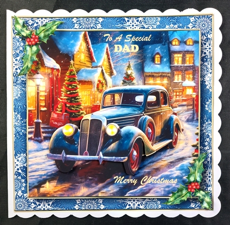 Vintage Car Christmas 3 (No Bow) by Linda Short