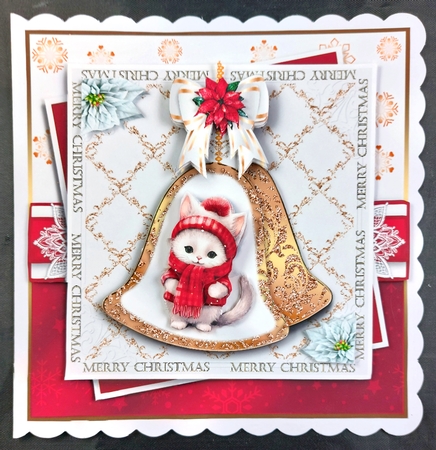 Christmas Kitten Bell by Linda Short