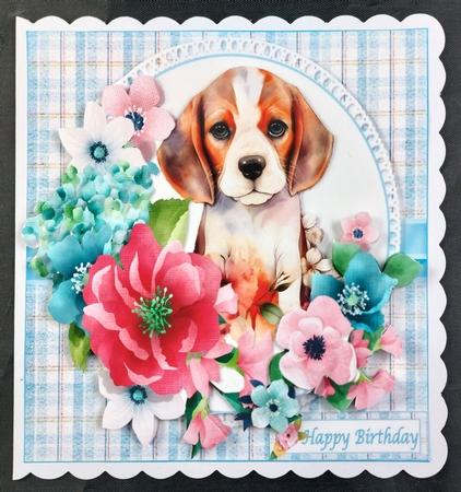 7x7 special puppy wishes 2 choice of 4 toppers mini kit by Linda Short