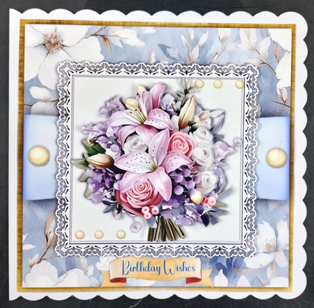 8x8 Mini Kit Gorgeous Lily Bouquets by Linda Short