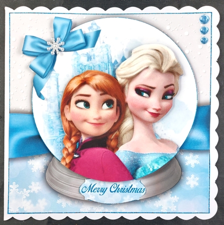 Frozen Snow Globe Mini Kit    7X7 by Linda Short
