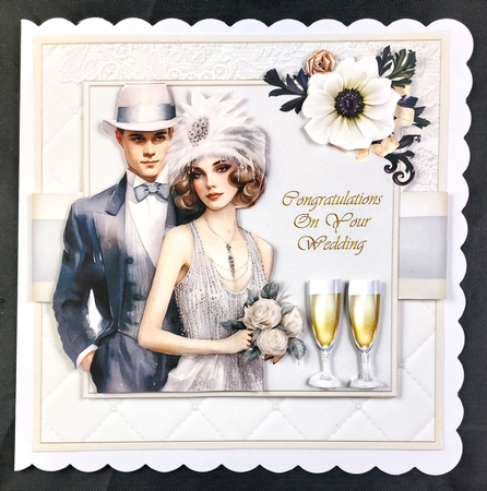 Gatsby Couple Wedding by Linda Short
