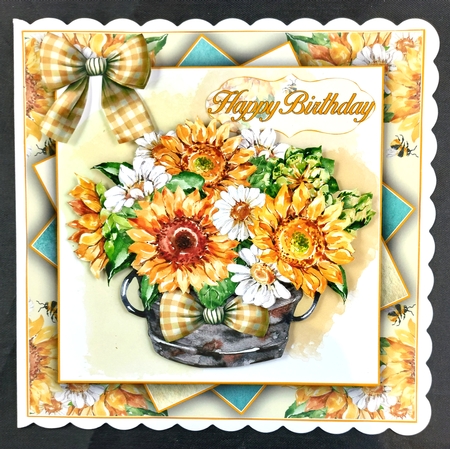  The Sunflower Mini Kit    7X7 by Linda Short