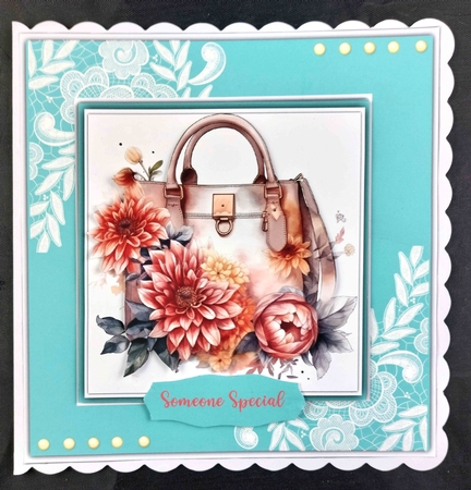 8x8 Mini Kit, Gorgeous Flower Bags  by Linda Short