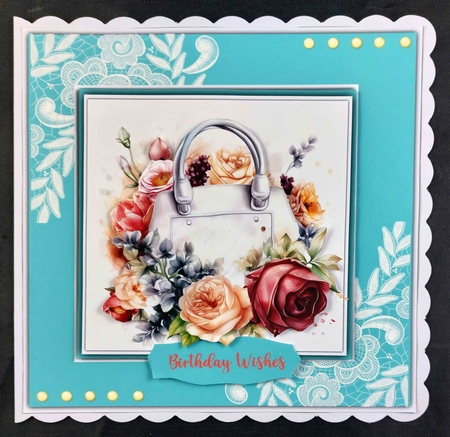 8x8 Mini Kit, Gorgeous Flower Bags  by Linda Short
