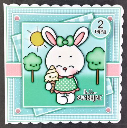 Hello Sunshine Girl Bunny Mini Kit With Ages 1 to 6 Yrs by Linda Short